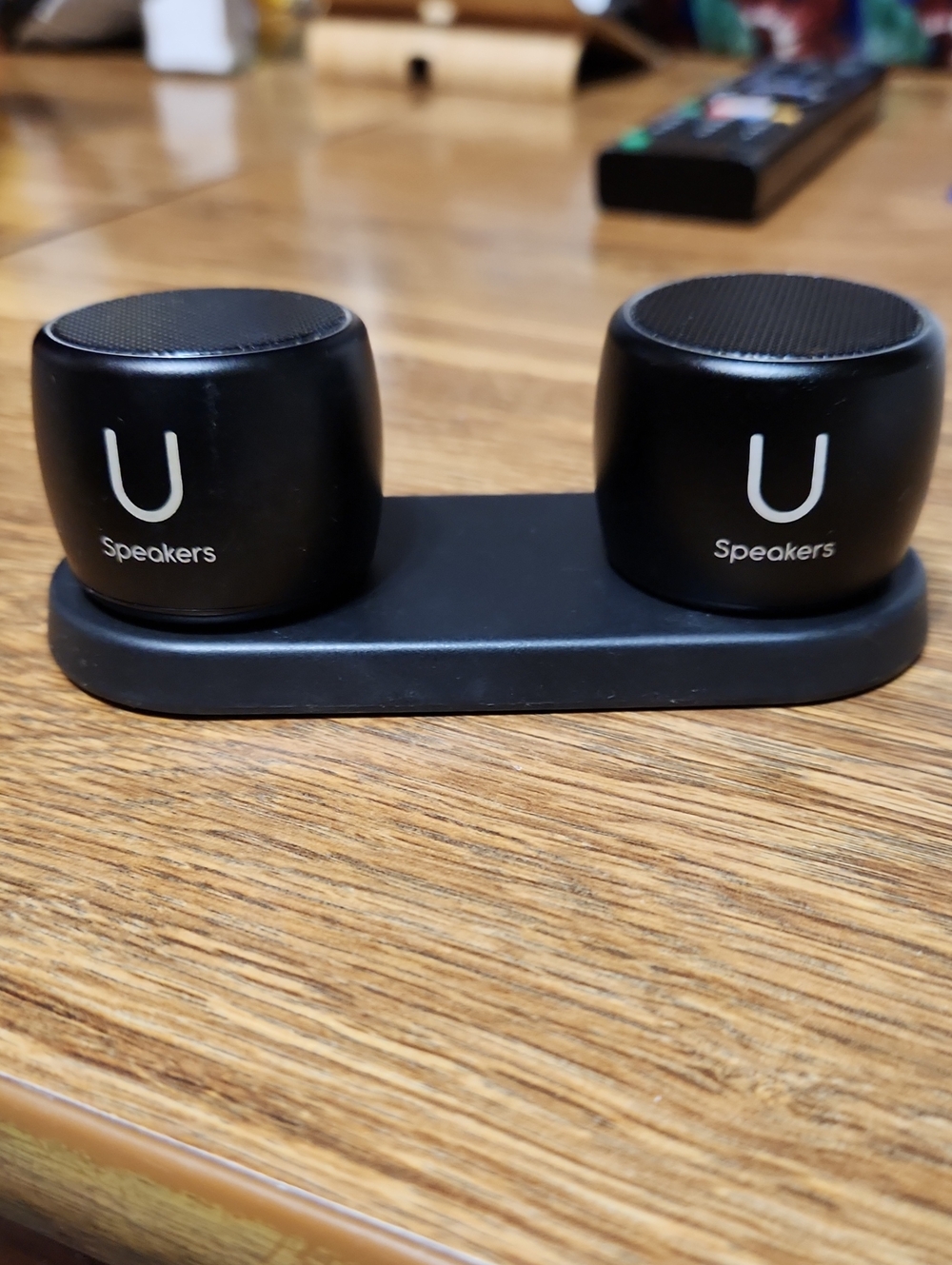 Dual Portable Bluetooth Speakers in Black